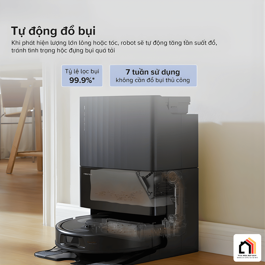 Roborock Qrevo S Pro - Robot Hút Bụi Lau Nhà 2026 tại Vua Nhà Bếp Đức 08