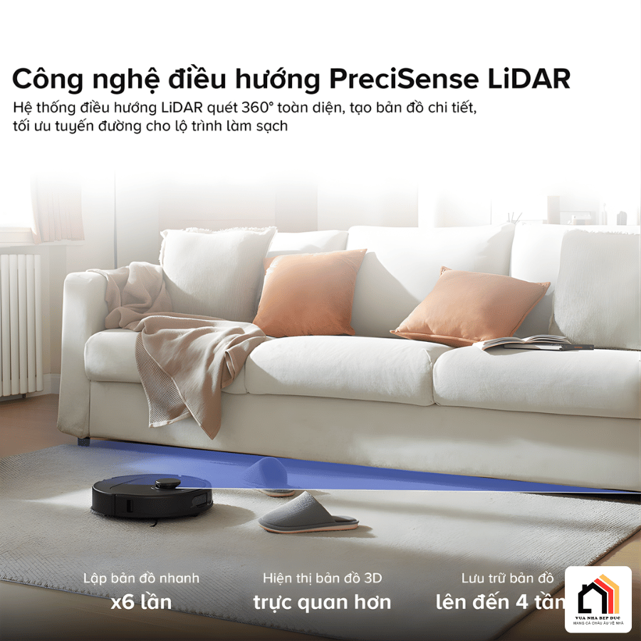 Roborock Qrevo S Pro - Robot Hút Bụi Lau Nhà 2026 tại Vua Nhà Bếp Đức 13