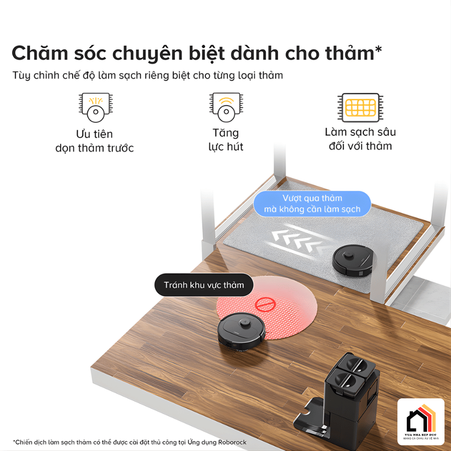 Roborock Qrevo S Pro - Robot Hút Bụi Lau Nhà 2026 tại Vua Nhà Bếp Đức 15