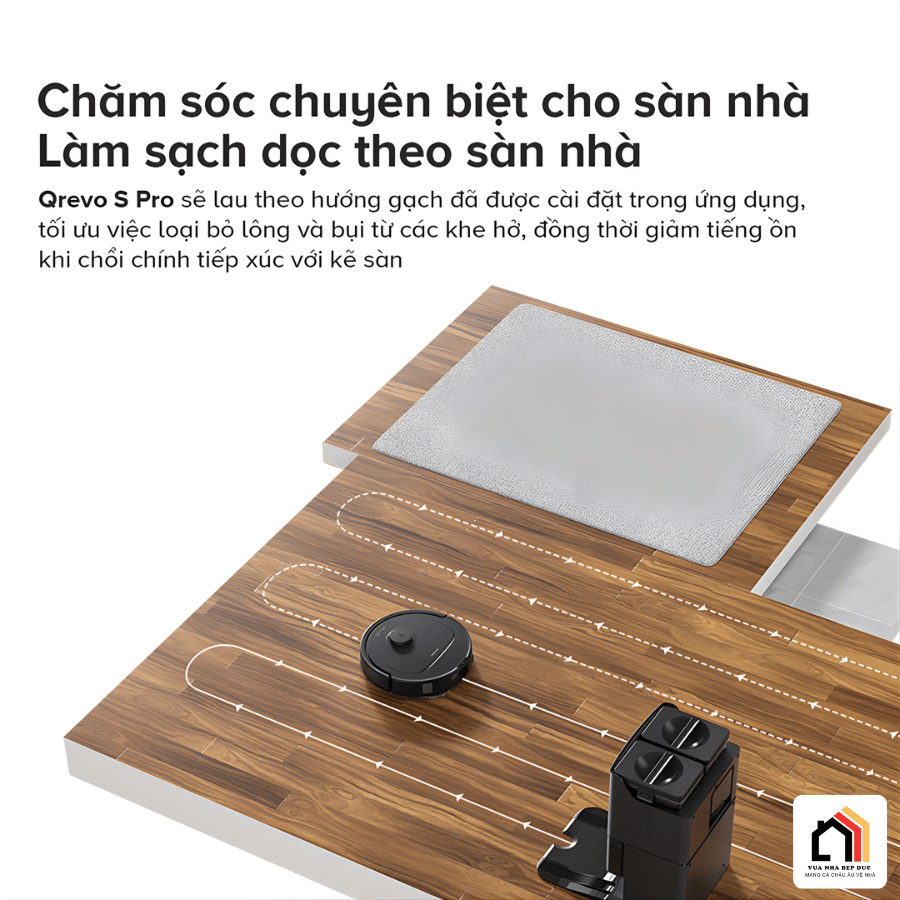 Roborock Qrevo S Pro - Robot Hút Bụi Lau Nhà 2026 tại Vua Nhà Bếp Đức 16