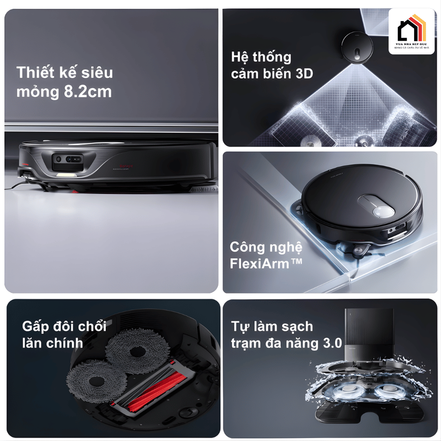 Roborock Q Revo Slim - Robot Hút Bụi Lau Nhà 2026 tại Vua Nhà Bếp Đức 03