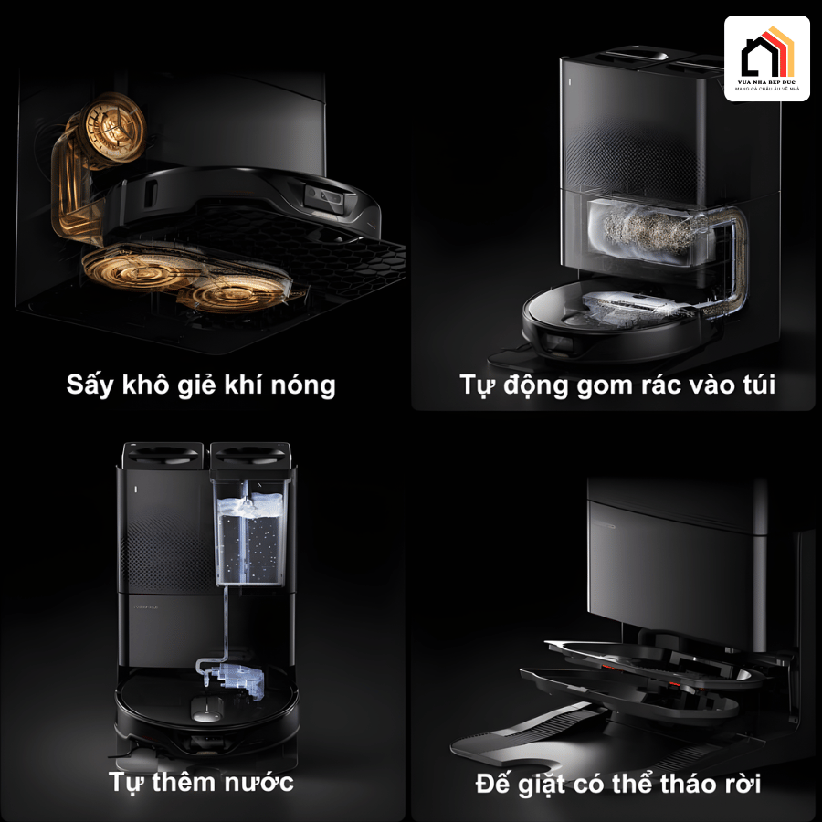 Roborock Q Revo Slim - Robot Hút Bụi Lau Nhà 2026 tại Vua Nhà Bếp Đức 16