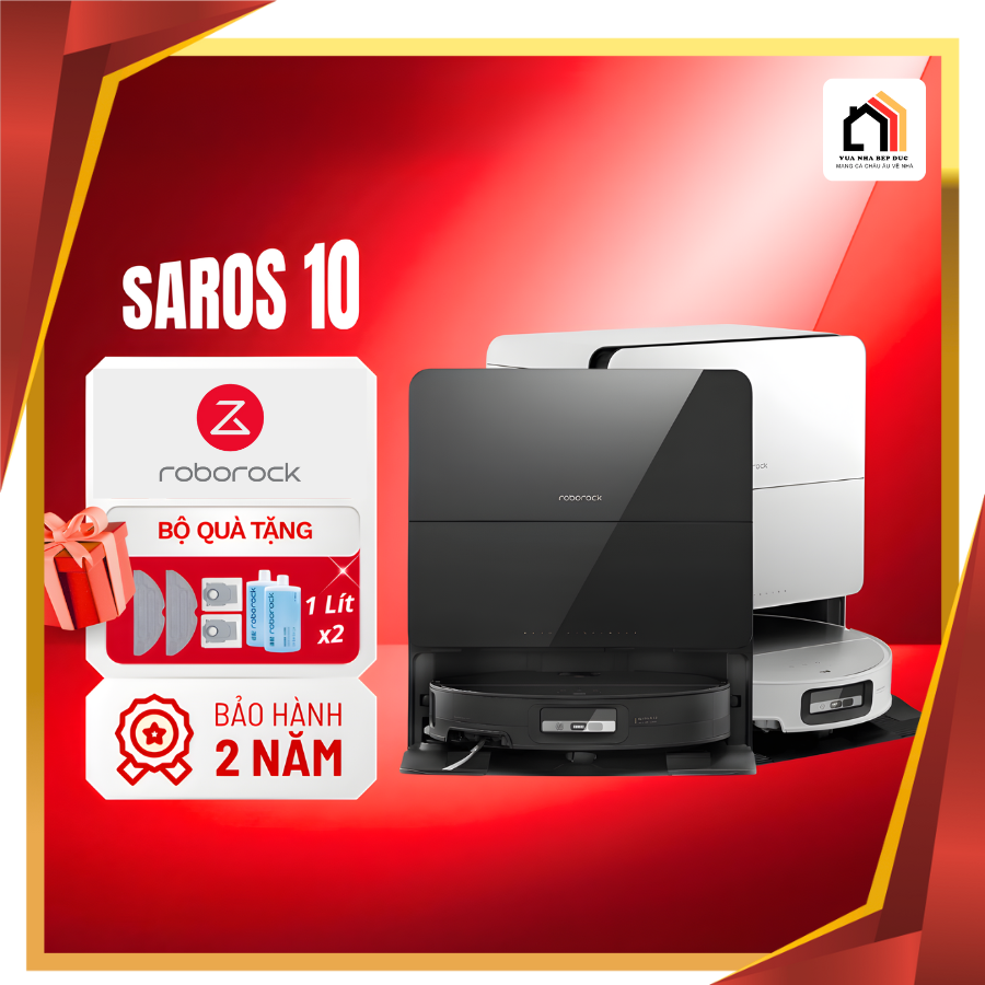 Roborock Saros 10 - Robot Hút Bụi Lau Nhà Thế Hệ Mới 2026