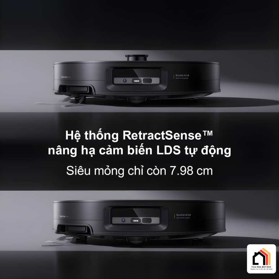 Roborock Saros 10 - Robot hút bụi lau nhà thế hệ mới 2026 tại Vua Nhà Bếp Đức 04