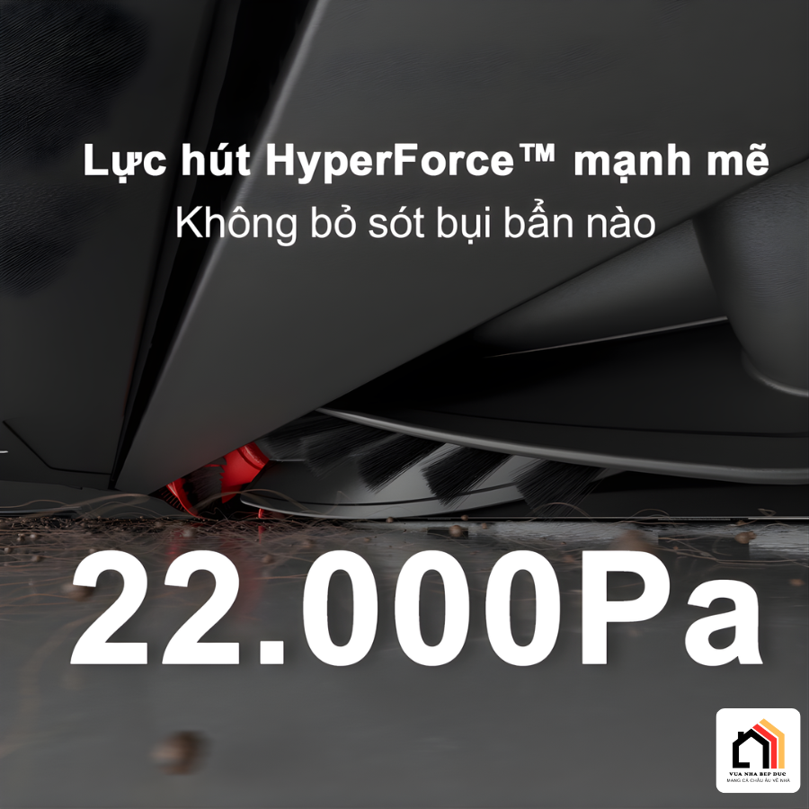 Roborock Saros 10 - Robot hút bụi lau nhà thế hệ mới 2026 tại Vua Nhà Bếp Đức 07