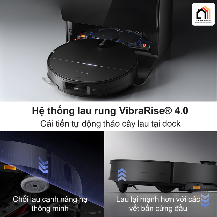 Roborock Saros 10 - Robot hút bụi lau nhà thế hệ mới 2026 tại Vua Nhà Bếp Đức 08