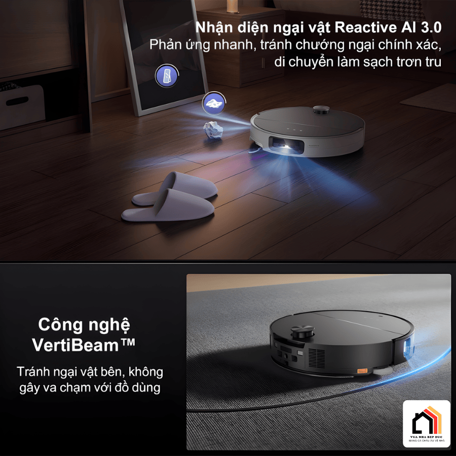 Roborock Saros 10 - Robot hút bụi lau nhà thế hệ mới 2026 tại Vua Nhà Bếp Đức 03