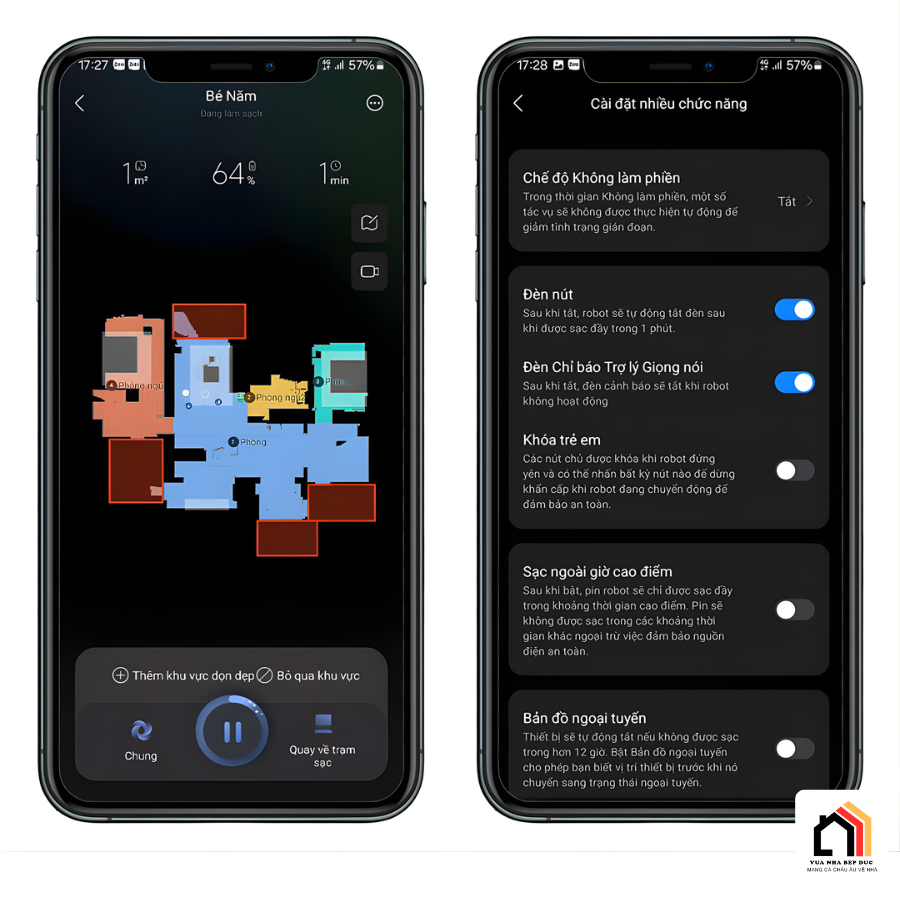 Roborock Saros 10 - Robot hút bụi lau nhà thế hệ mới 2026 tại Vua Nhà Bếp Đức 12