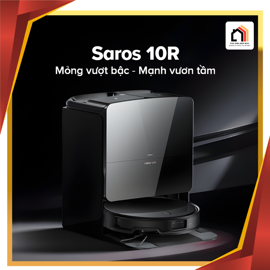 Roborock Saros 10R - Robot Hút Bụi Lau Nhà Thế Hệ Mới 2026