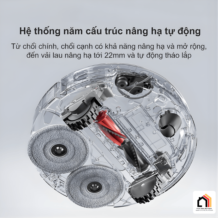 Roborock Saros 10R - Robot hút bụi lau nhà thế hệ mới 2026 tại Vua Nhà Bếp Đức 07