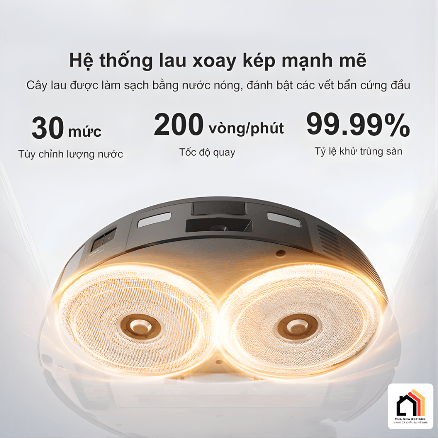 Roborock Saros 10R - Robot hút bụi lau nhà thế hệ mới 2026 tại Vua Nhà Bếp Đức 04