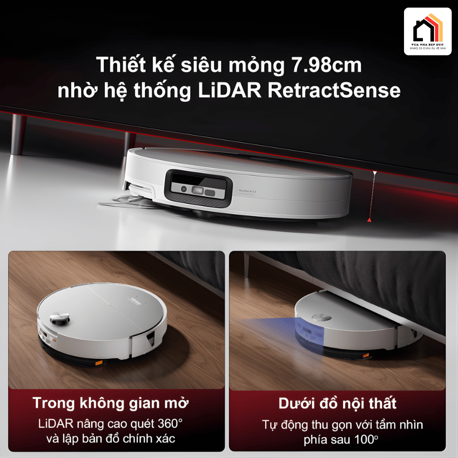 Roborock Saros 20 Sonic - Robot Hút Bụi Lau Nhà 2026 tại Vua Nhà Bếp Đức 02