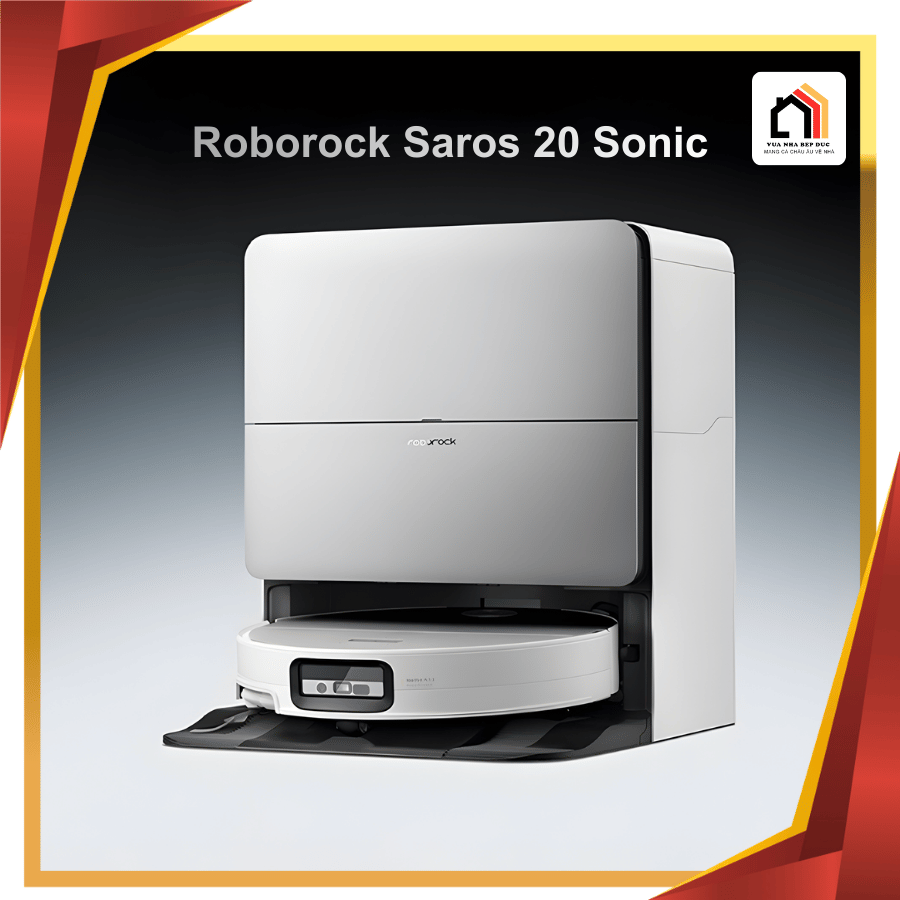 Roborock Saros 20 Sonic - Robot Hút Bụi Lau Nhà 2026 tại Vua Nhà Bếp Đức 01