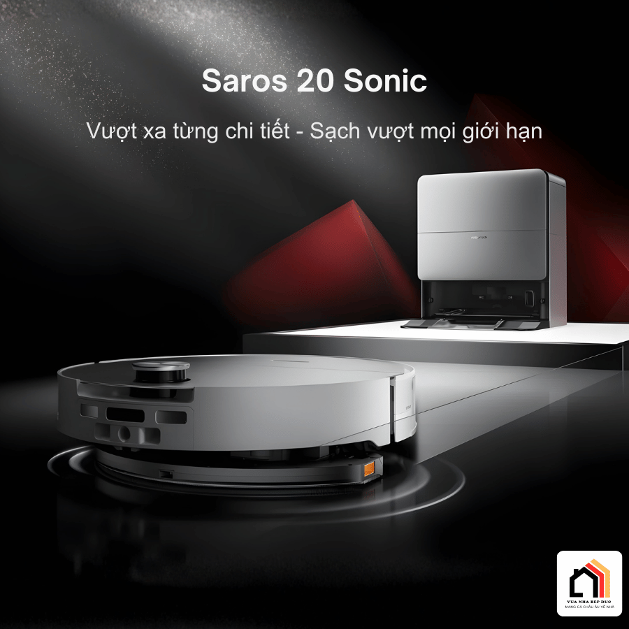 Roborock Saros 20 Sonic - Robot Hút Bụi Lau Nhà 2026 tại Vua Nhà Bếp Đức 03