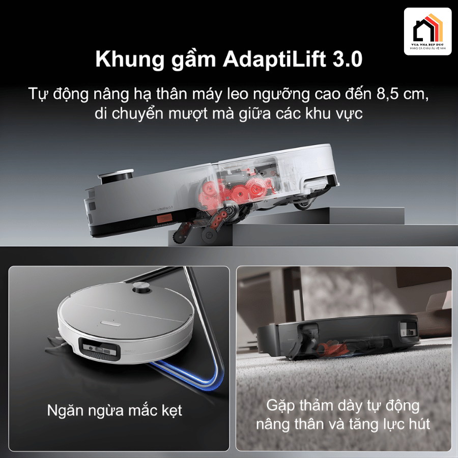 Roborock Saros 20 Sonic - Robot Hút Bụi Lau Nhà 2026 tại Vua Nhà Bếp Đức 09