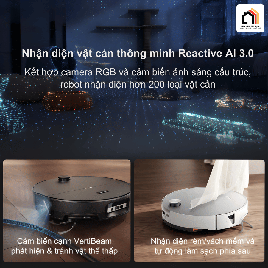 Roborock Saros 20 Sonic - Robot Hút Bụi Lau Nhà 2026 tại Vua Nhà Bếp Đức 10