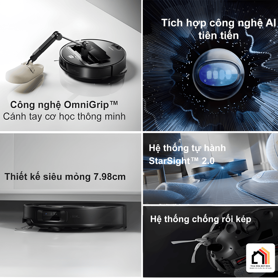 Roborock Saros Z70 - Robot hút bụi lau nhà 2026 tại Vua Nhà bếp Đức 03