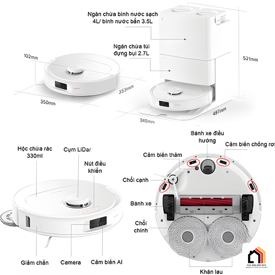 Roborock Q Revo MaxV - Robot Hút Bụi Roborock 2026 tại Vua Nhà Bếp Đức 20
