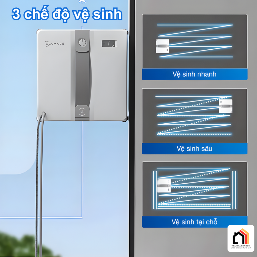 WINBOT MINI – Robot lau kính nhỏ gọn ECOVACS tại Vua Nhà Bếp Đức 07