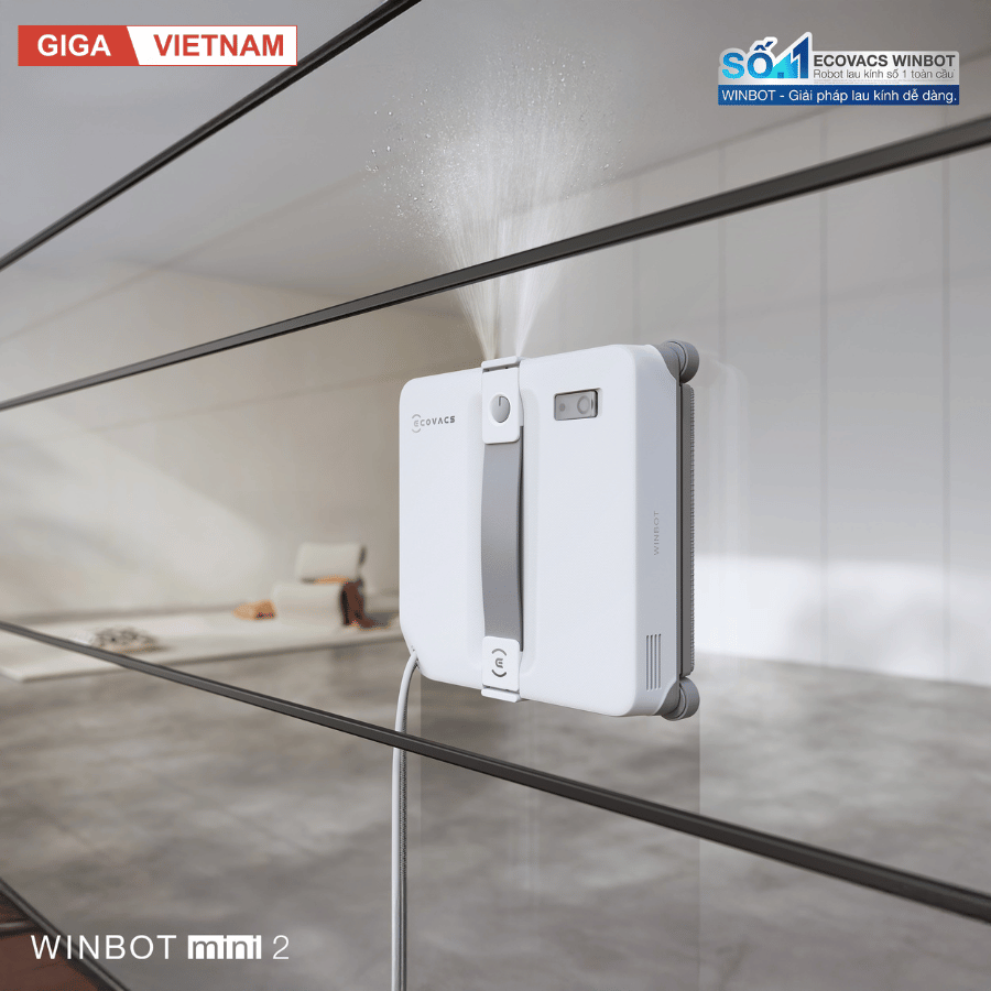 Ecovacs Winbot Mini 2 - Robot lau kính Ecovacs 2026 tại Giga Việt Nam x Vua Nhà Bếp Đức 19