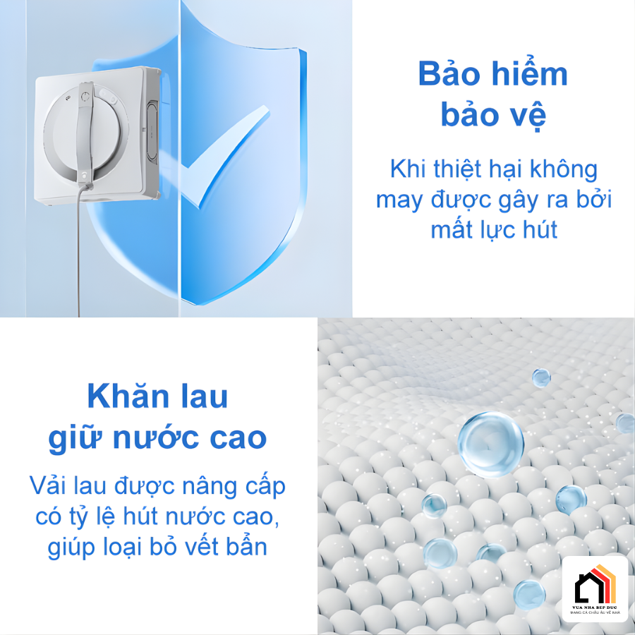 Ecovacs Winbot W2 Pro Omni – Robot lau khính thế hệ mới tại Vua Nhà Bếp Đức 09