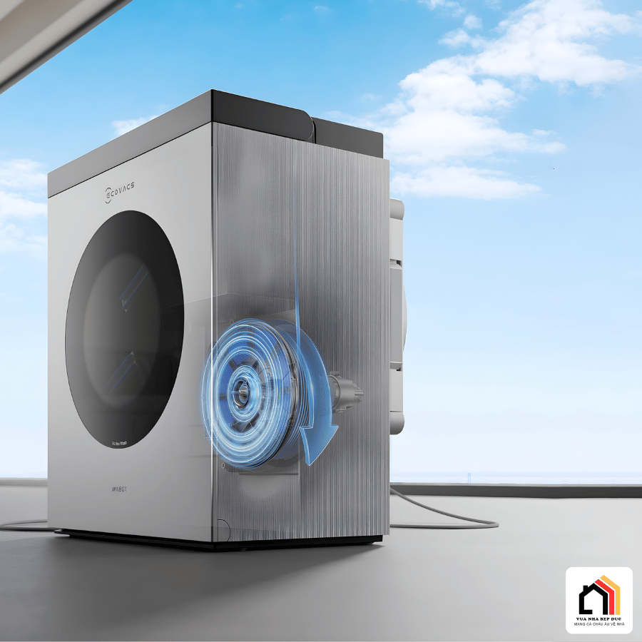 Ecovacs Winbot W3 Omni - Robot Lau Kính 2026 tại Vua Nhà Bếp Đức 06