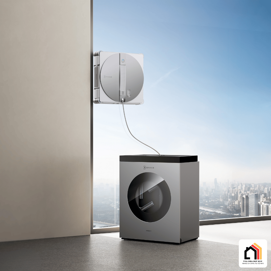 Ecovacs Winbot W3 Omni - Robot Lau Kính 2026 tại Vua Nhà Bếp Đức 13