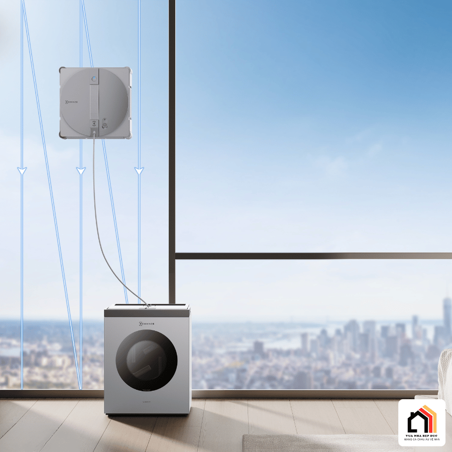 Ecovacs Winbot W3 Omni - Robot Lau Kính 2026 tại Vua Nhà Bếp Đức 18