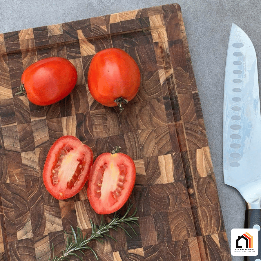 Thớt gỗ Teak Kaiyo tai Vua Nhà Bếp Đức 07