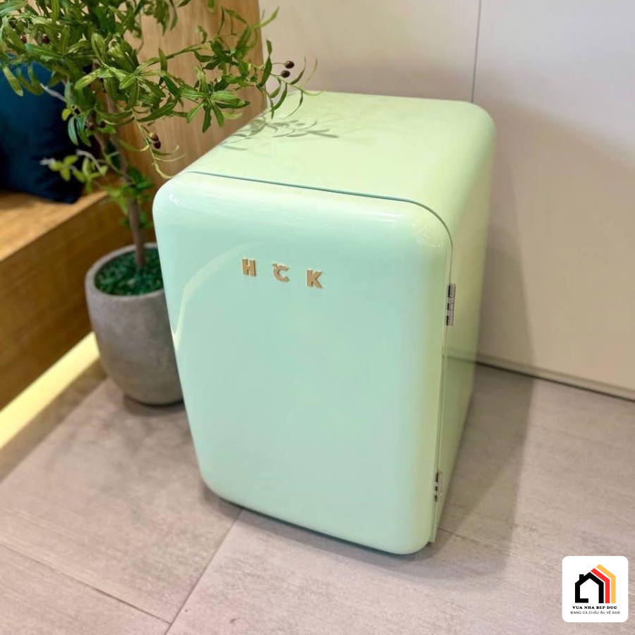 Tủ lạnh Retro HCK 107L phiên bản EU (kem, xanh mint, trắng) tại Vua Nhà Bếp Đức 05