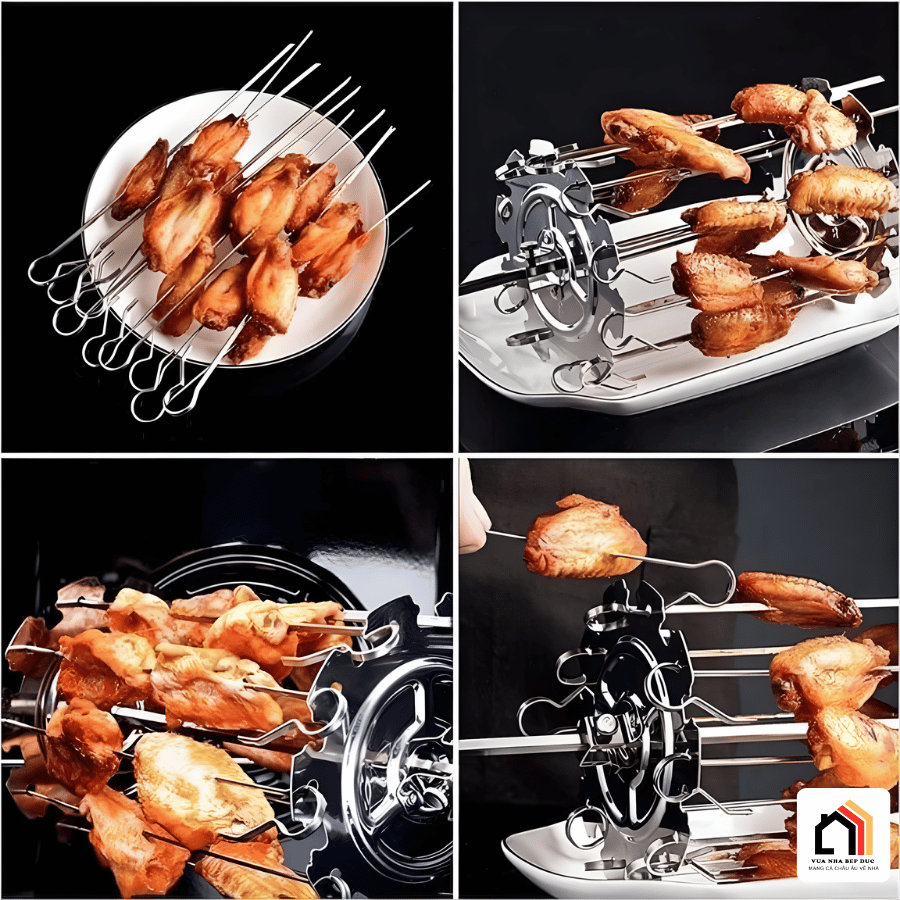 PHỤ KIỆN NỒI CHIÊN KHÔNG DẦU KLARSTEIN TURBO 9L tại Vua Nhà Bếp Đức 02