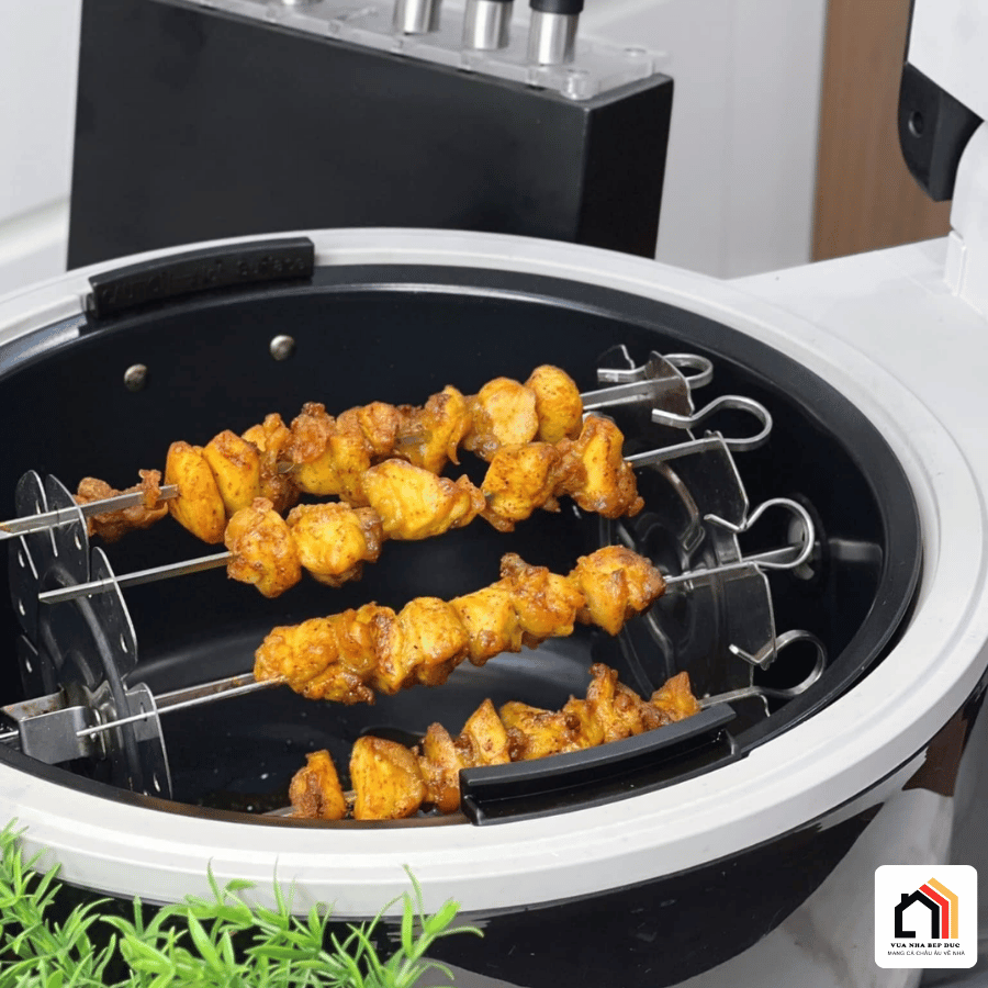 PHỤ KIỆN NỒI CHIÊN KHÔNG DẦU KLARSTEIN TURBO 9L tại Vua Nhà Bếp Đức 05