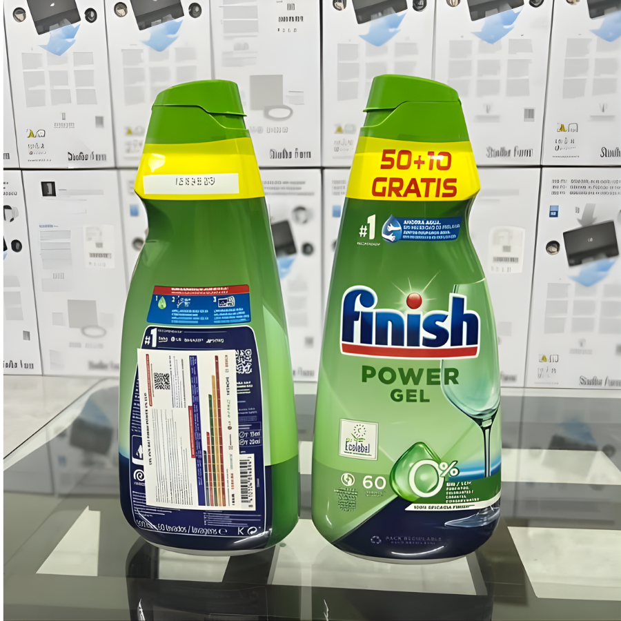 GEL RỬA BÁT FINISH POWER ALL IN 1 ECO 0% (CHAI 900ML) tại Vua Nhà Bếp Đức 04