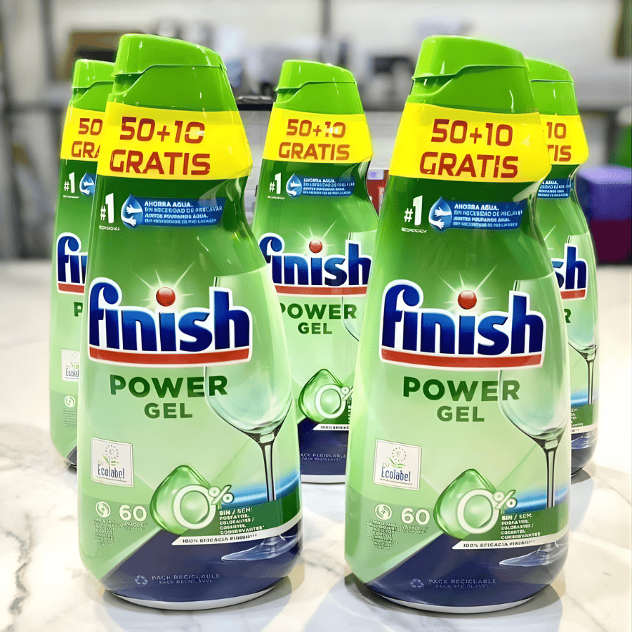 GEL RỬA BÁT FINISH POWER ALL IN 1 ECO 0% (CHAI 900ML) tại Vua Nhà Bếp Đức 05