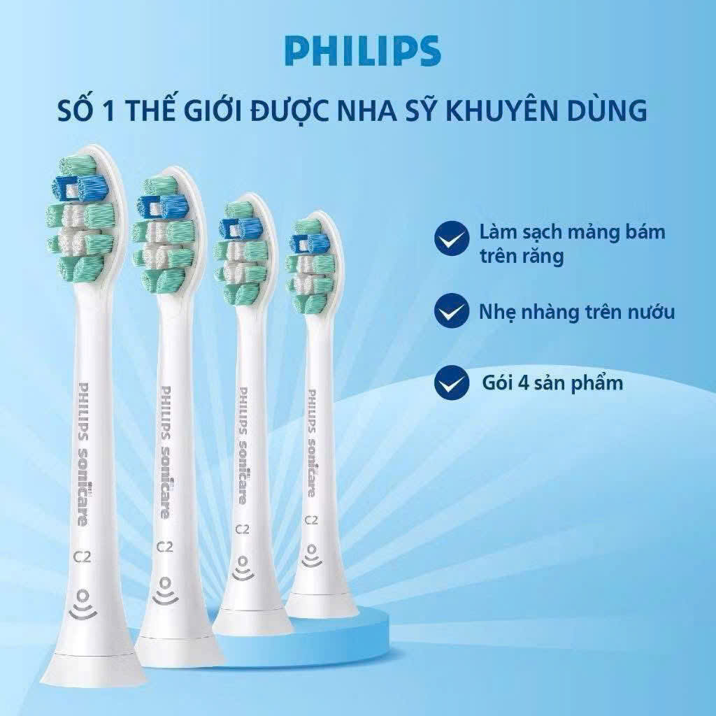 SET 4 ĐẦU BÀN CHẢI PHILIPS