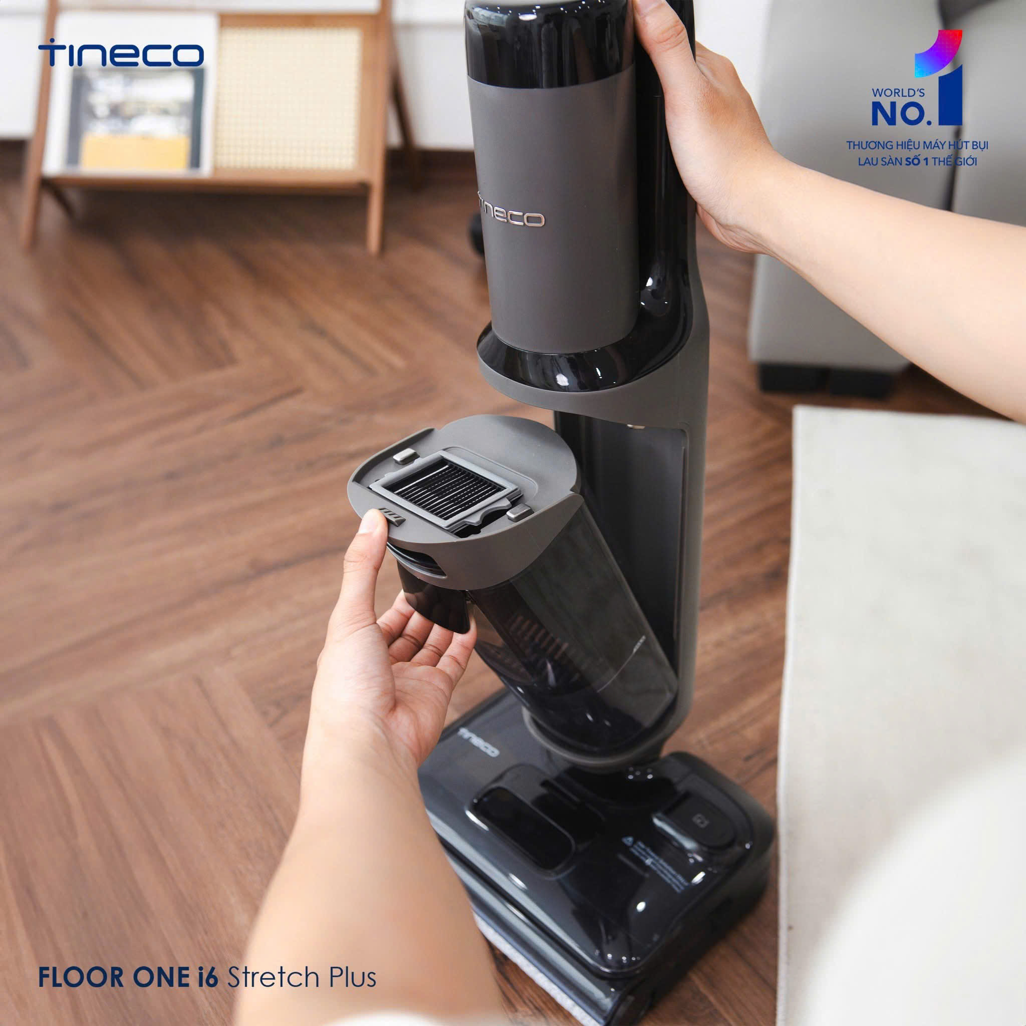 Tineco Floor One i6 Stretch Plus - Máy Hút Bụi Lau Nhà 2026 tại Vua Nhà Bếp Đức 13