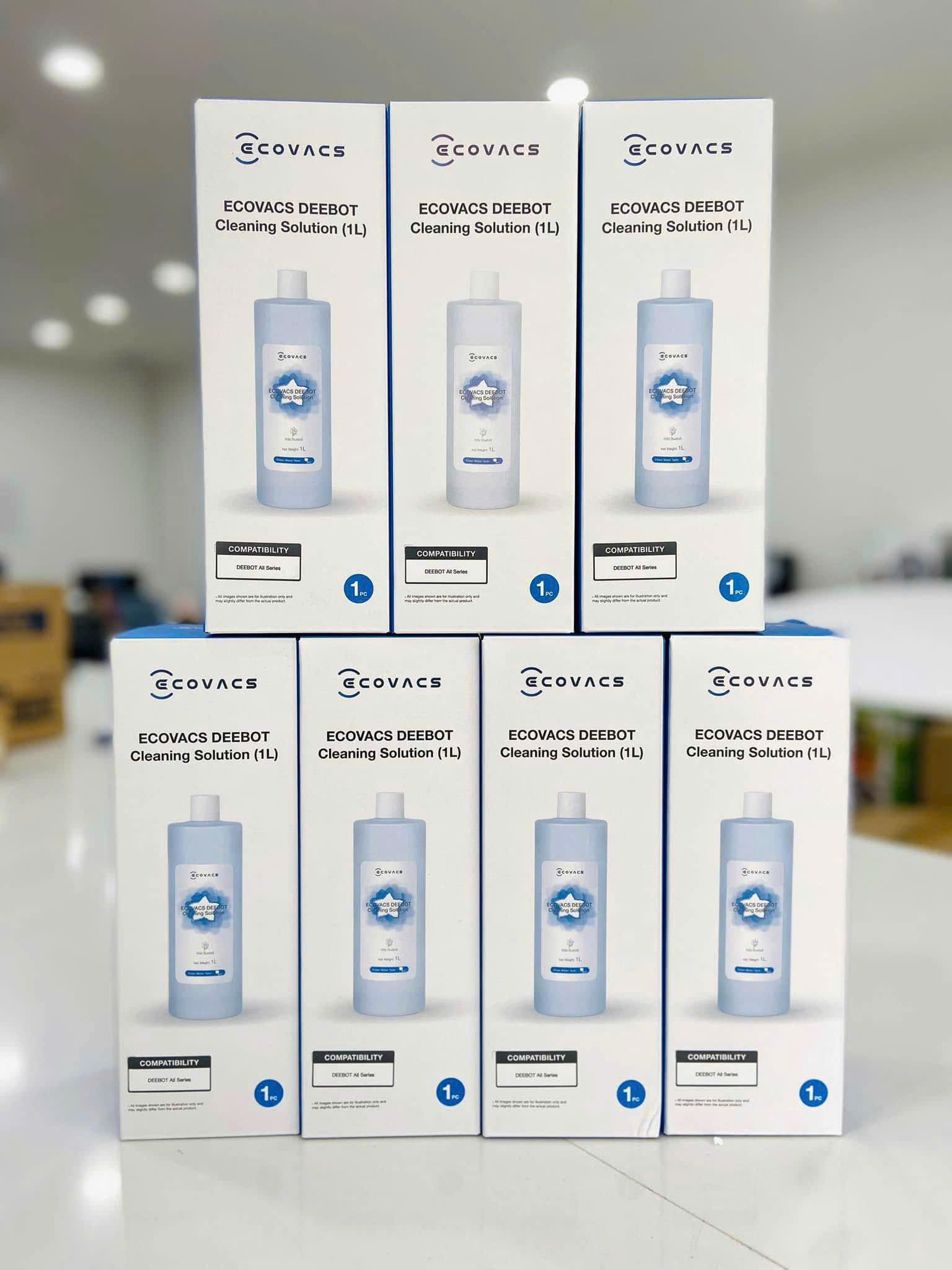 Nước lau sàn dùng cho robot Ecovacs - Hàng chính hãng - Chai 1 Lít