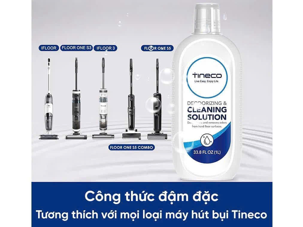 Nước lau sàn Tineco - Hàng chính hãng - Chai 1 Lít