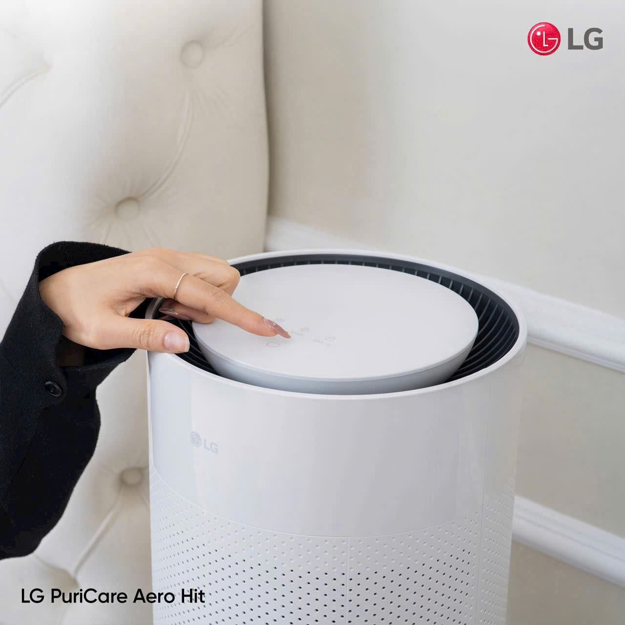 Máy lọc không khí LG Puricare AeroHit AS35GGW10