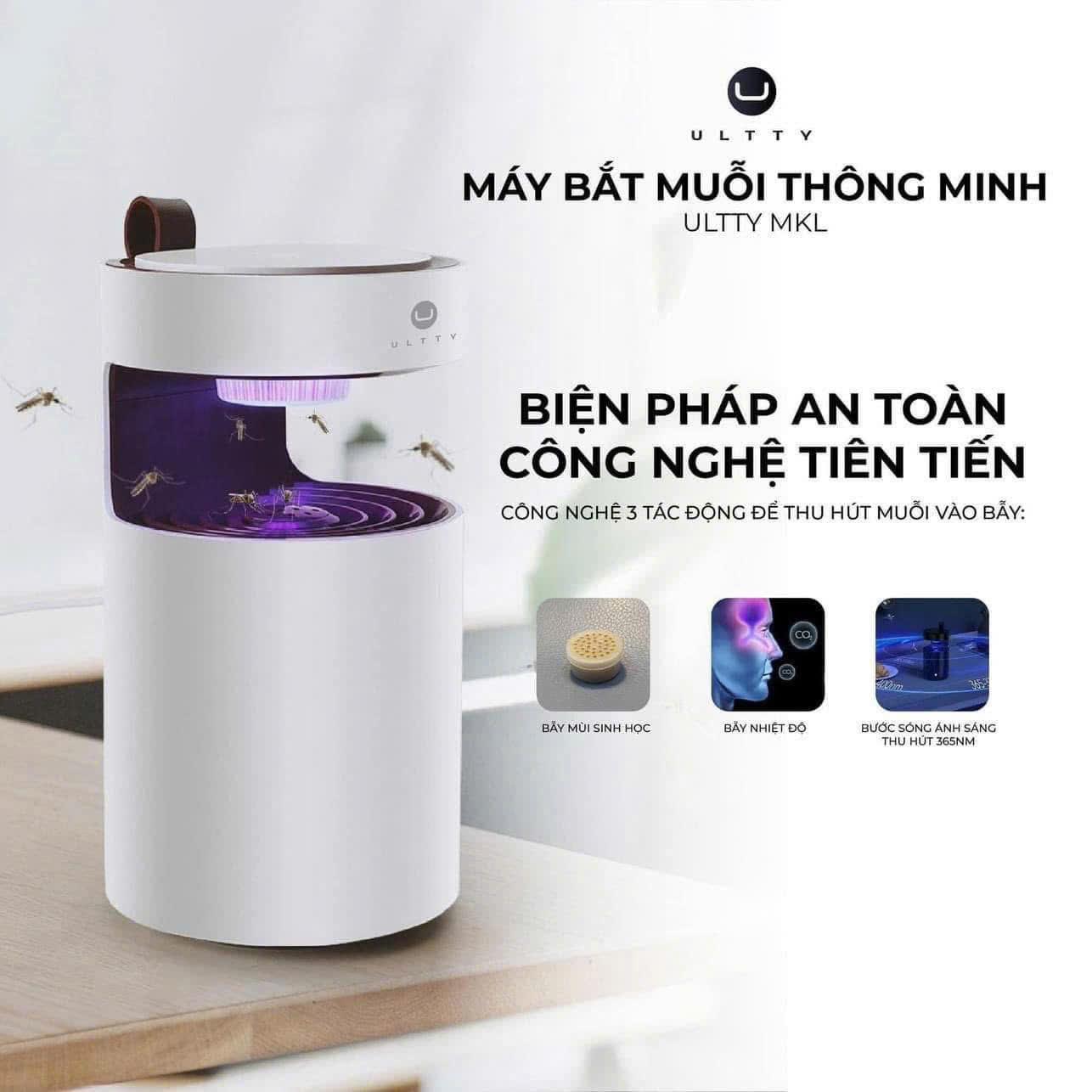 Máy bắt muỗi thông minh ULTTY