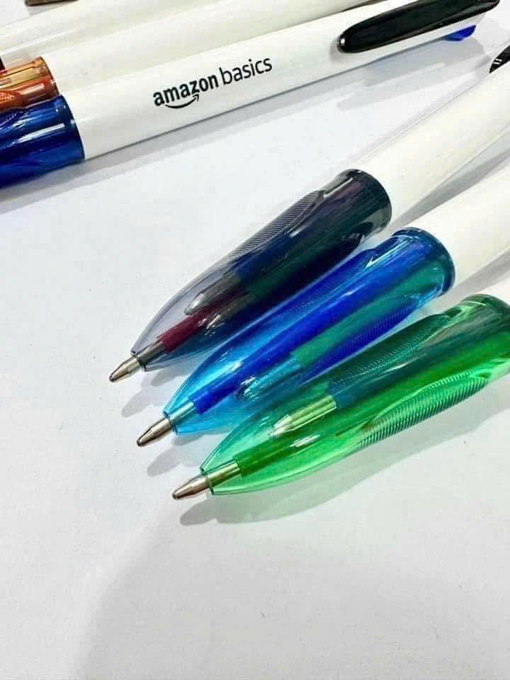 BỘ 6 BÚT BI 4 MÀU AMAZON BASICS