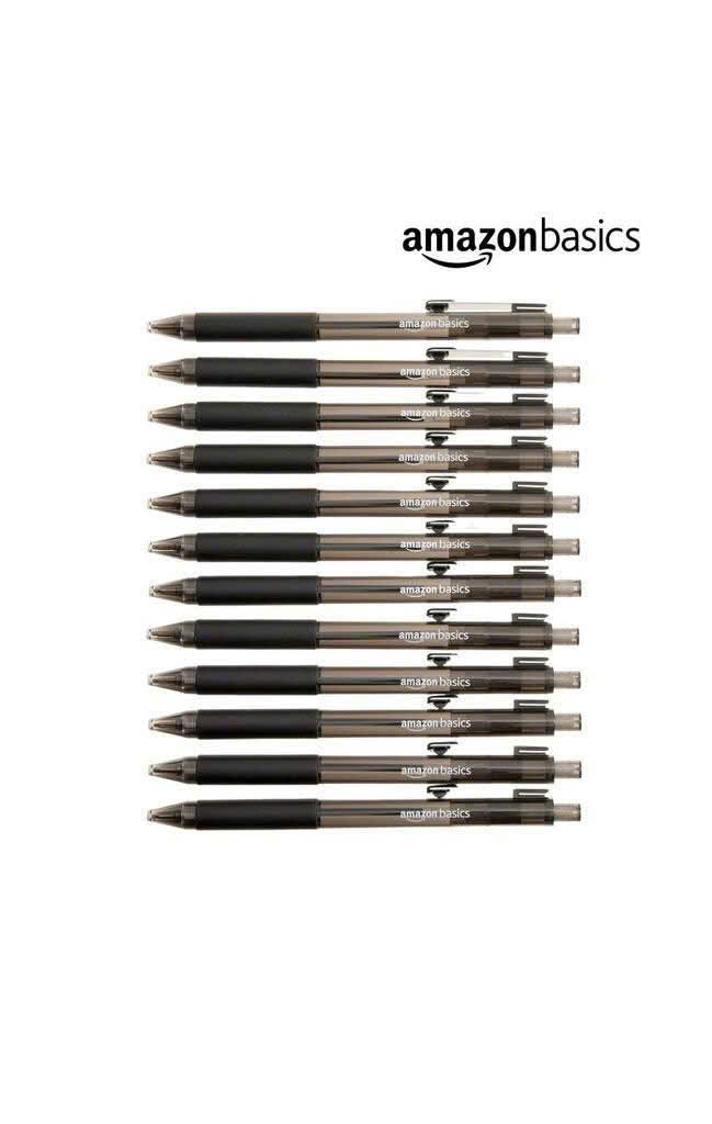 Hộp 12 chiếc bút bi Amazon Basics
