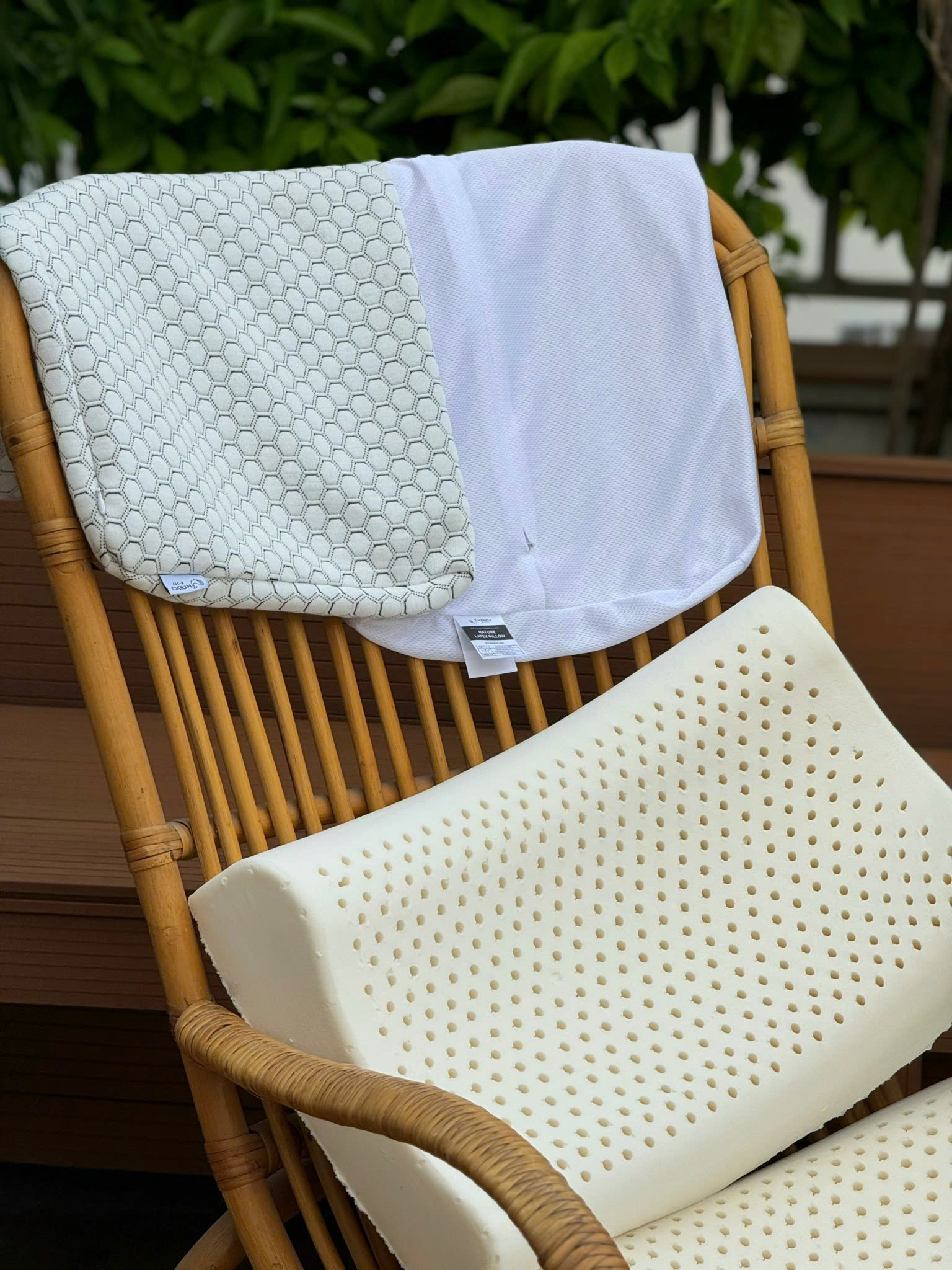 Gối kaiyo làm bằng cao su non