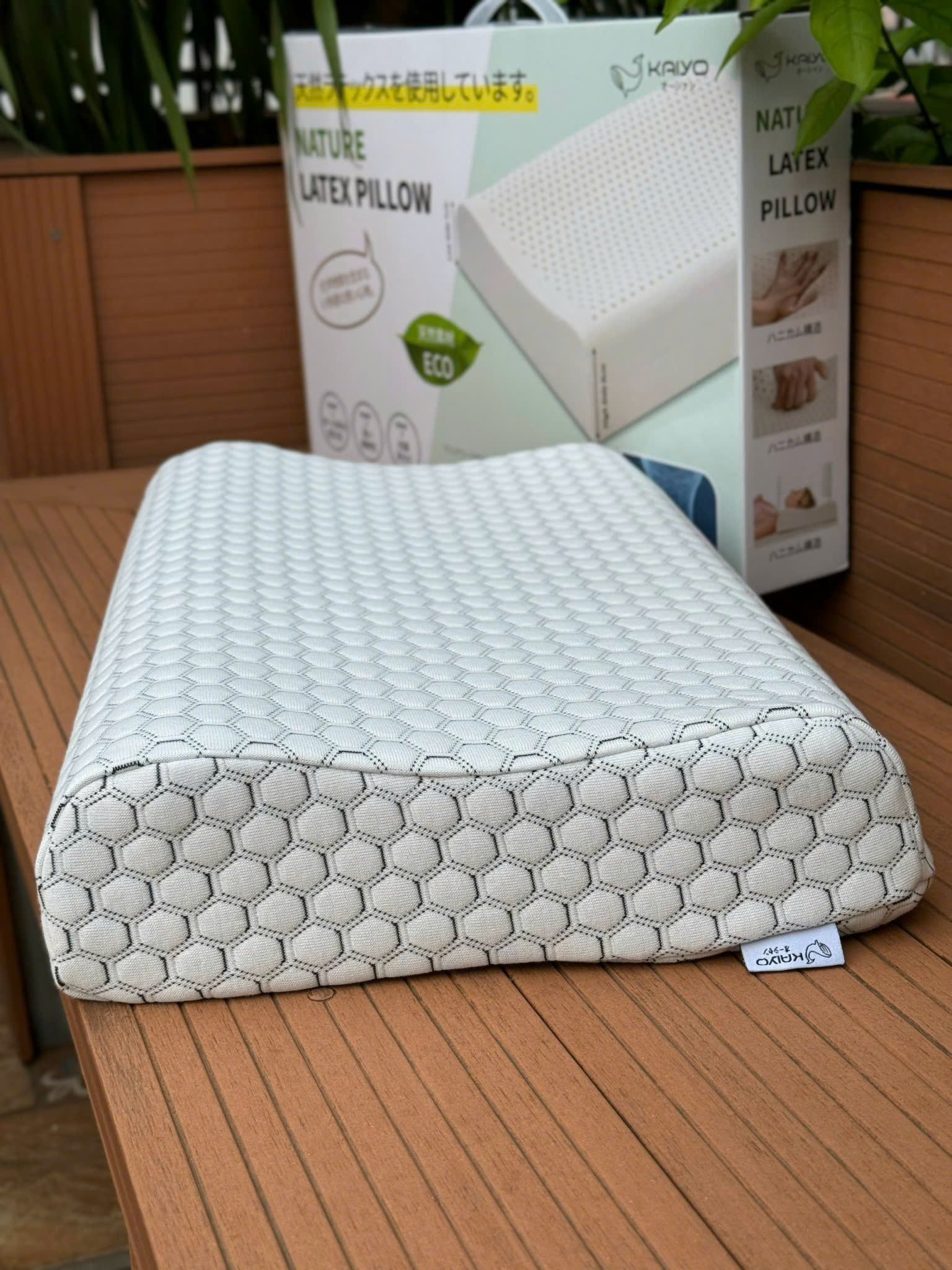 Gối kaiyo làm bằng cao su non