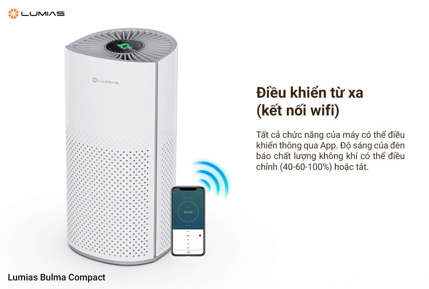 Máy lọc không khí Lumias Bulma Compact