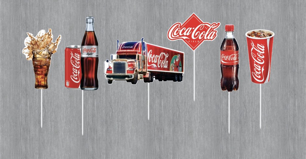 ตั้งโคคาโคล่ากับรถ