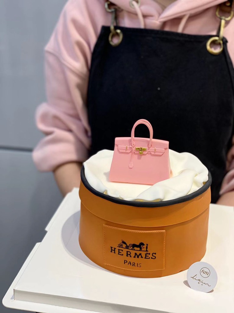 กระเป๋า Hermes - สีชมพู