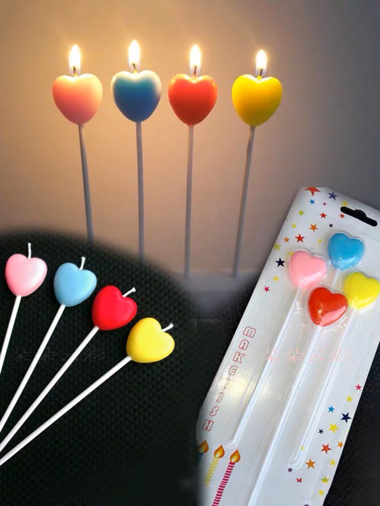 เทียน 4 หัวใจ 4 สี