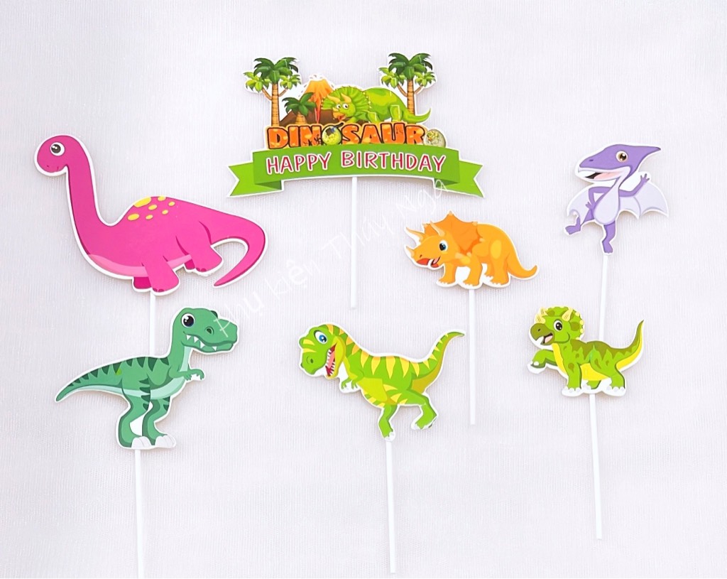 ชุดกระดาษไดโนเสาร์สีชมพู