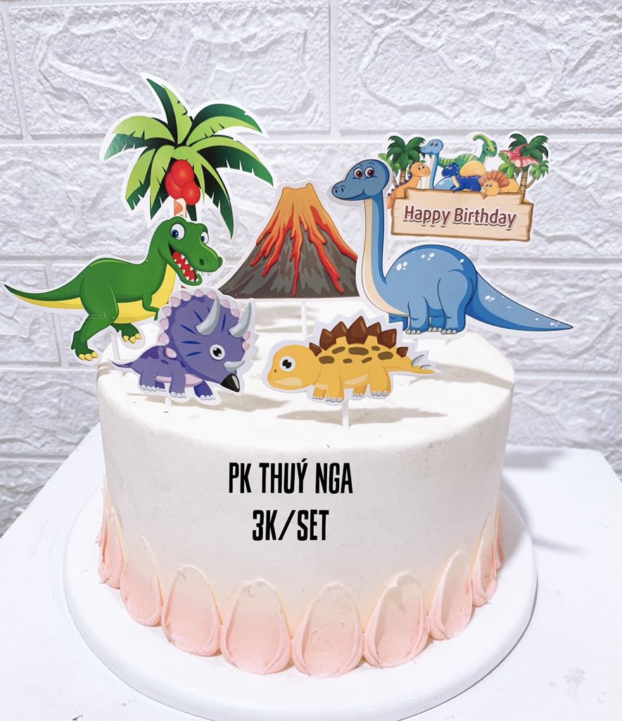 ชุดปลั๊กไดโนเสาร์ภูเขาไฟ